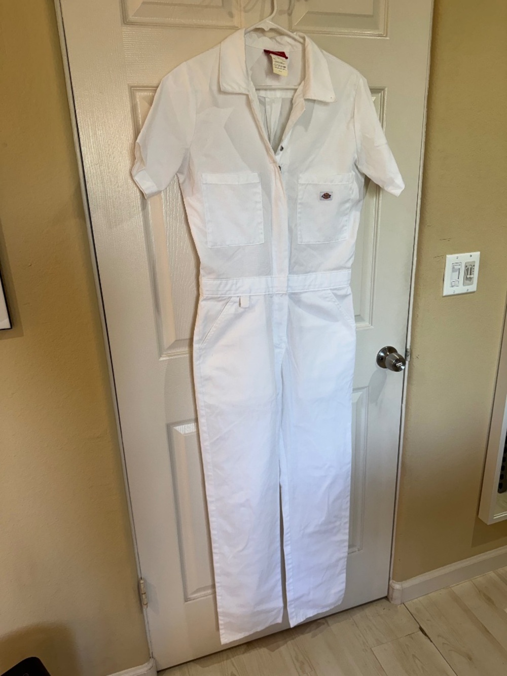 Dickies White Jumpsuit / Coveralls / Boiler Suit (altered) - White